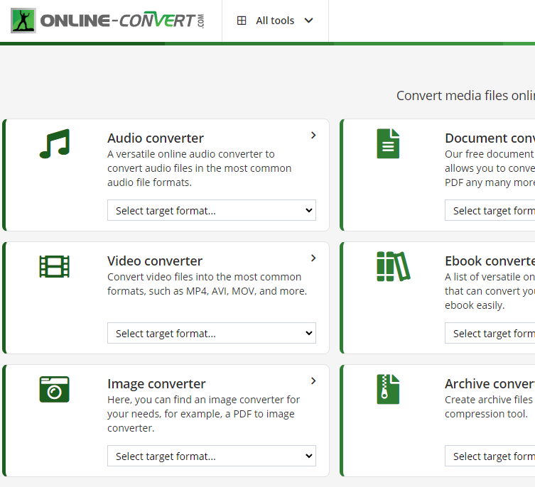 Online converter